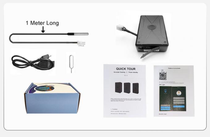 Long Standby GPS Tracker 4G IP64 Temperature Sensor GPS Tracker For ...