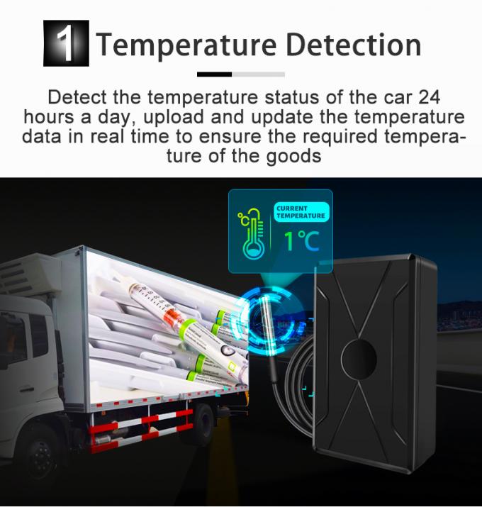 Long Standby GPS Tracker 4G IP64 Temperature Sensor GPS Tracker For ...